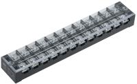 Клеммник БЗН 45А 12пар 4,5мм2 нг черный IEK ТВ-4512